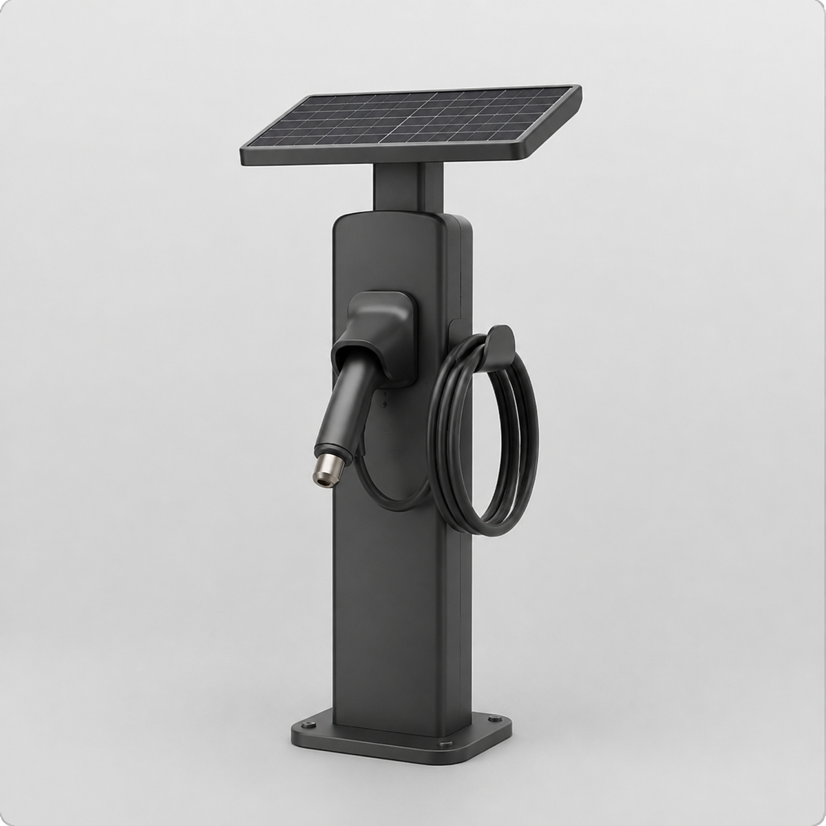 SolarVolt EV Charging Station