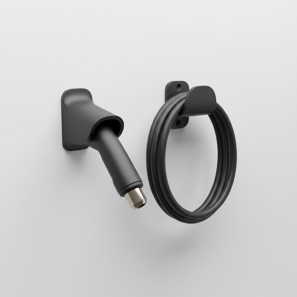 Connector holster and cable holder